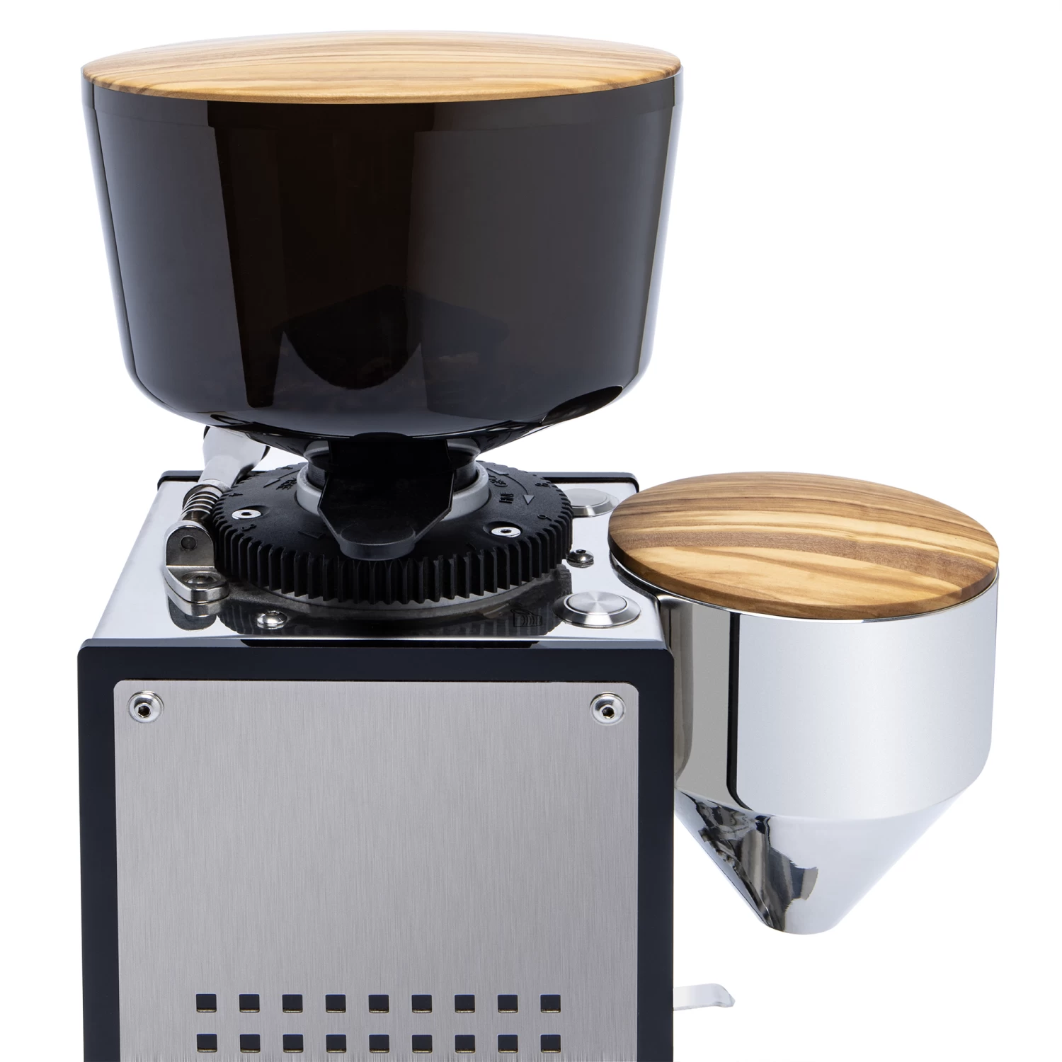 ECM And Profitec 500g Hopper Lid And Funnel Lid - Olive Wood - Image 2
