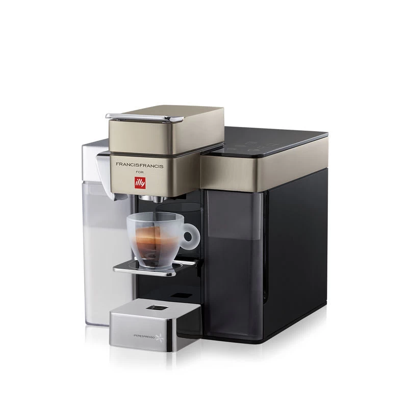Illy Y5 IperEspresso Milk, Espresso & Coffee Machine - Satin - Image 3