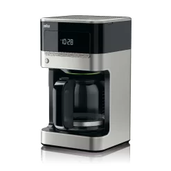 Braun KF7150BK BrewSense Coffee Maker In Black/Stainless