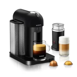 Nespresso VertuoLine In Matte Black And Aeroccino Plus