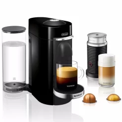 Nespresso VertuoPlus Deluxe And Aeroccino Bundle In Piano Black
