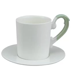 Loveramics Miix Designer Espresso Cup & Saucer In Apple Green