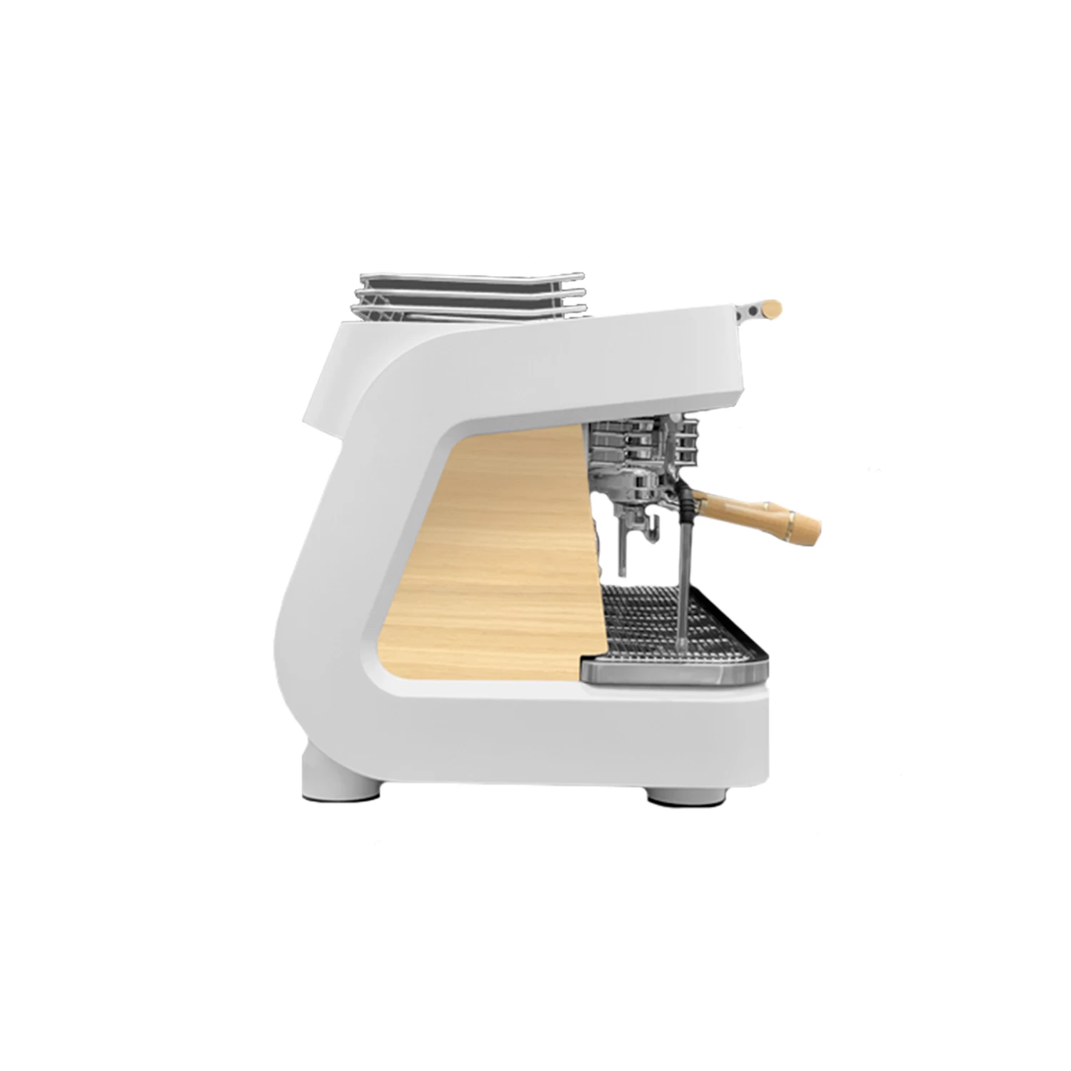 Dalla Corte XT Classic Espresso Machine - 2 Group White Oak - Image 3